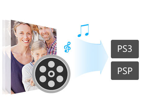 Convertir la vidéo et Auido sur PS3