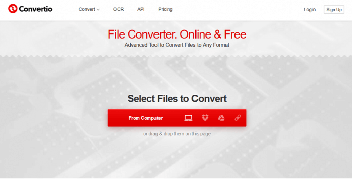 Converteer Wav naar Flac via Convertio