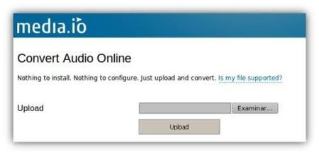 Converter Wav em Flac Via Media.io