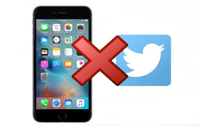 Uninstall Twitter to Fix Can't Play Twitter Videos