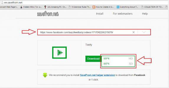 Download Facebook Video On Savefrom.net