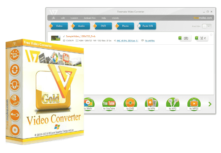 Freemakeビデオコンバータ