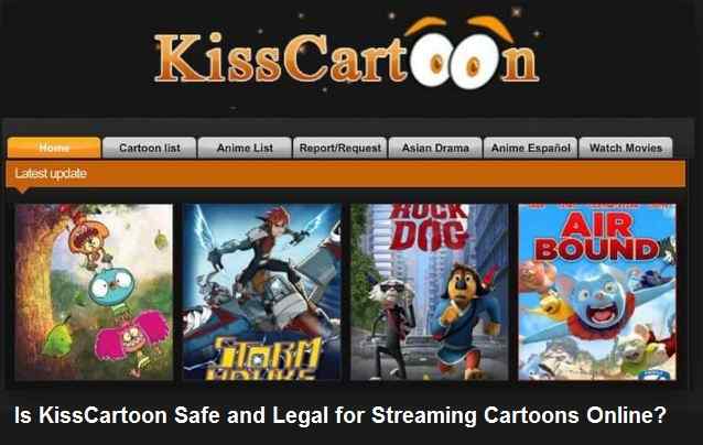 Sitio en línea de Kisscartoon