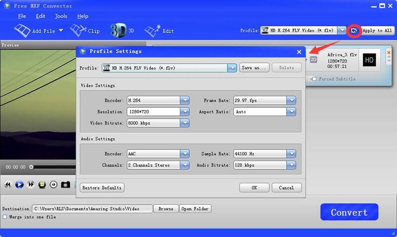 Free Mxf Converter