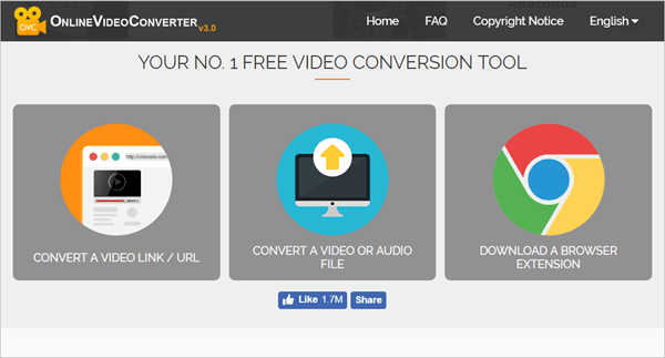 Convertitore video online