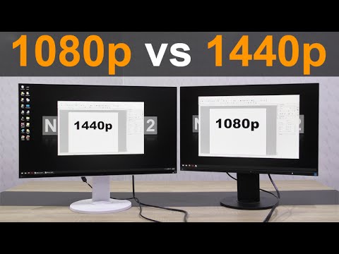 1080P versus 1440P