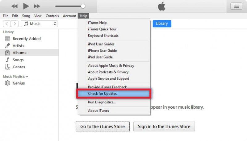 Update iTunes to Fix iTunes Movie Not Downloading