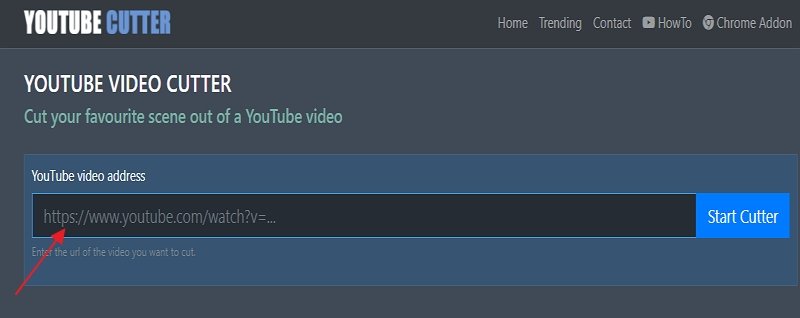 Verwenden Sie YouTube Cutter, um Audio von YouTube zu schneiden