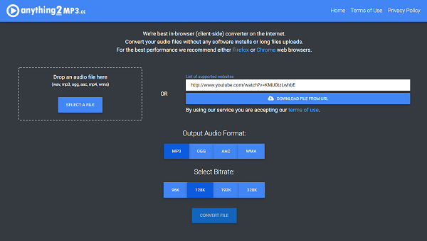 Anything2MP3 Soundcloud Downloader