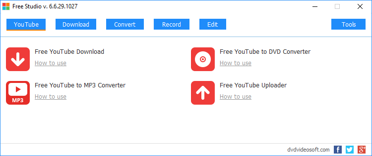 DVDVideoSoft-een online tool om YouTube-ondertitels als tekst te downloaden