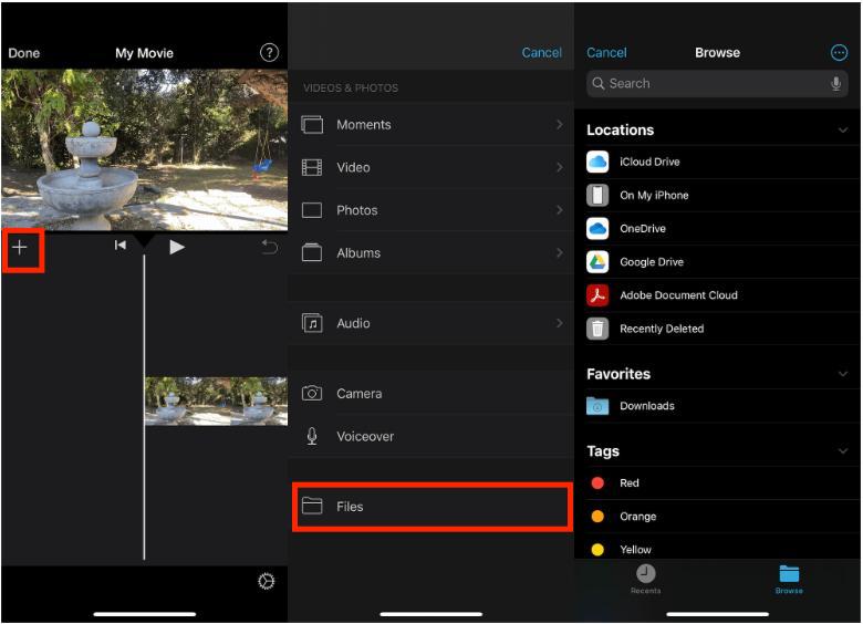 Add YouTube Music To iMovie
