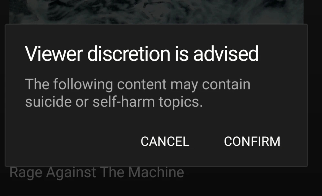 Cómo desactivar la discreción del espectador en YouTube Music