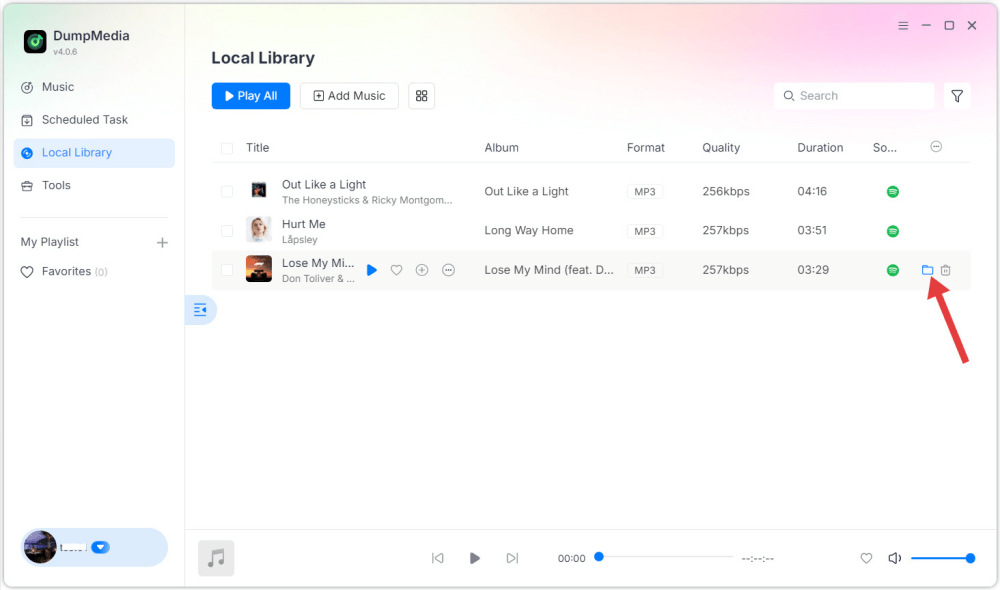 Check Converted Music