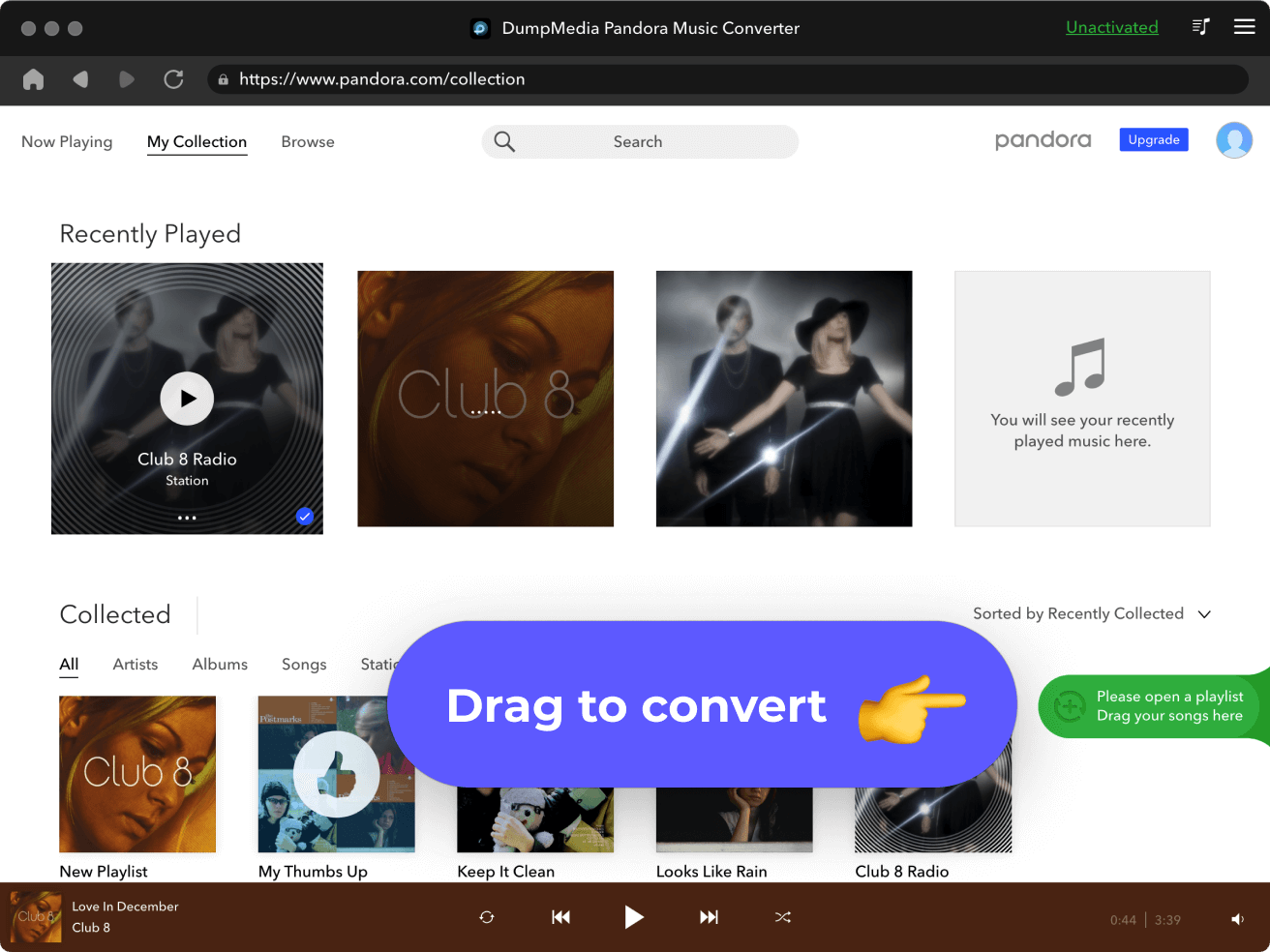 DumpMedia Pandora Music Converter Download & Convert Pandora Music to